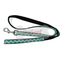 Atacado Pet Acessórios Puppy Moda Cotton Nylon Dog Leash E Collar